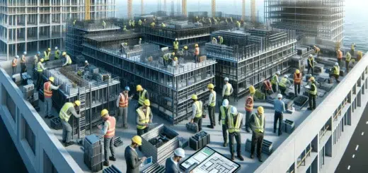 Moderne byggeteknikker som sparer tid og penger: smarte løsninger for raskere og rimeligere bygg – illustrasjon