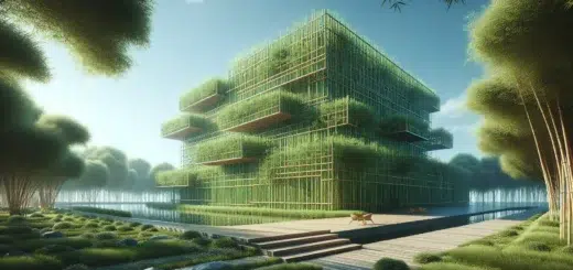 Fordeler med å bruke bambus som byggemateriale: styrke, bærekraft og lavt klimaavtrykk – illustrasjon