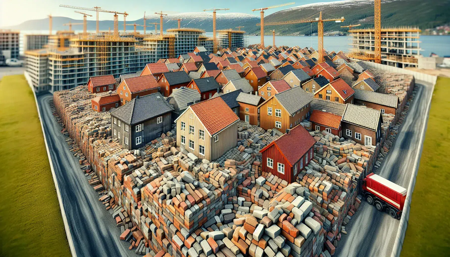 Fordeler med å bruke gjenbrukte murstein i byggeprosjekter: miljø, kostnad og kvalitet – illustrasjon