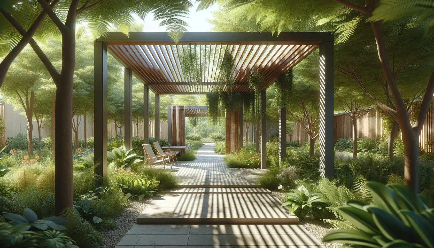 Slik bygger du en moderne pergola for hagen: trinn for trinn guide, materialer og regler – illustrasjon